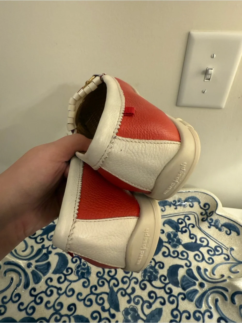 Marc Joseph New York Red Golf Loafers size 9